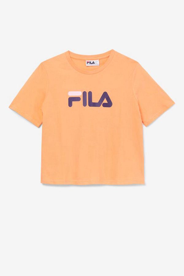 Fila Tričká Damske Oranžové / Nachový / Ruzove - Miss Eagle Oversized Graphic Vypredaj - Slovakia 78